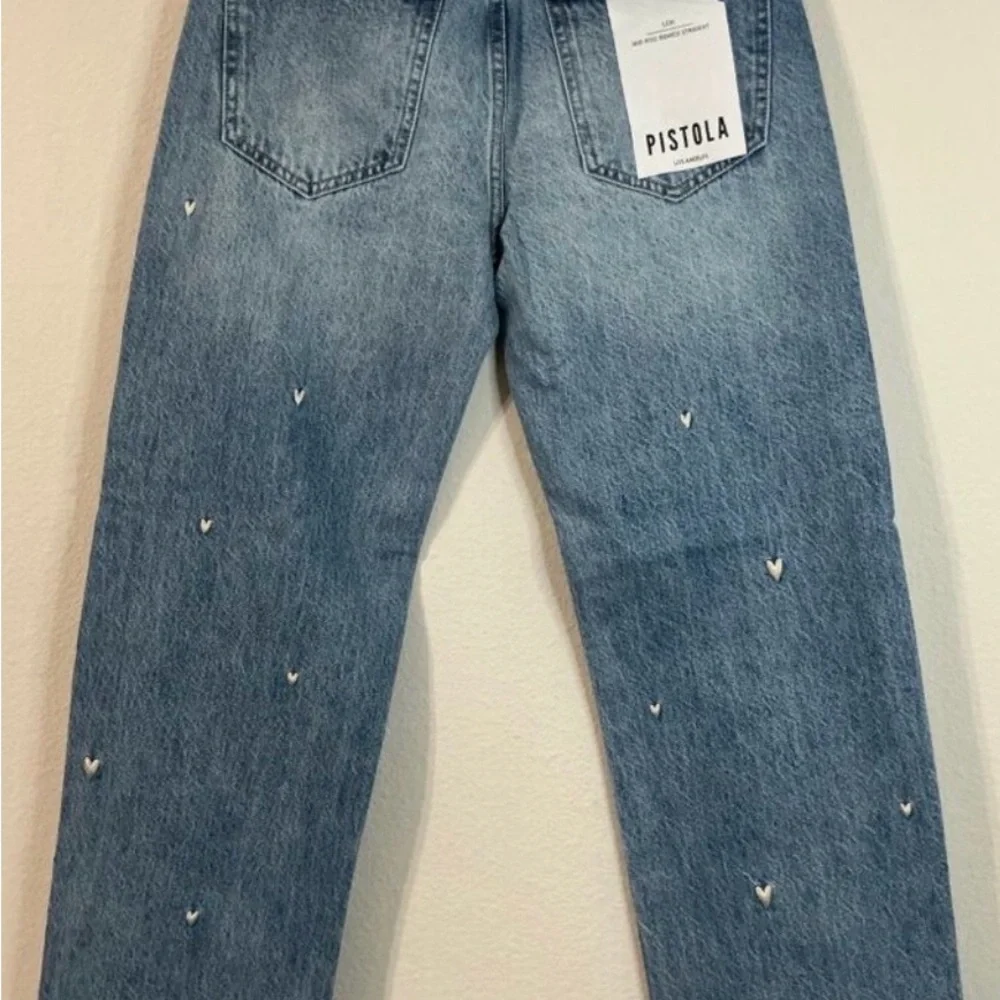 Pistola Light Blue Straight Leg Jeans size 28 - Picture 5 of 6